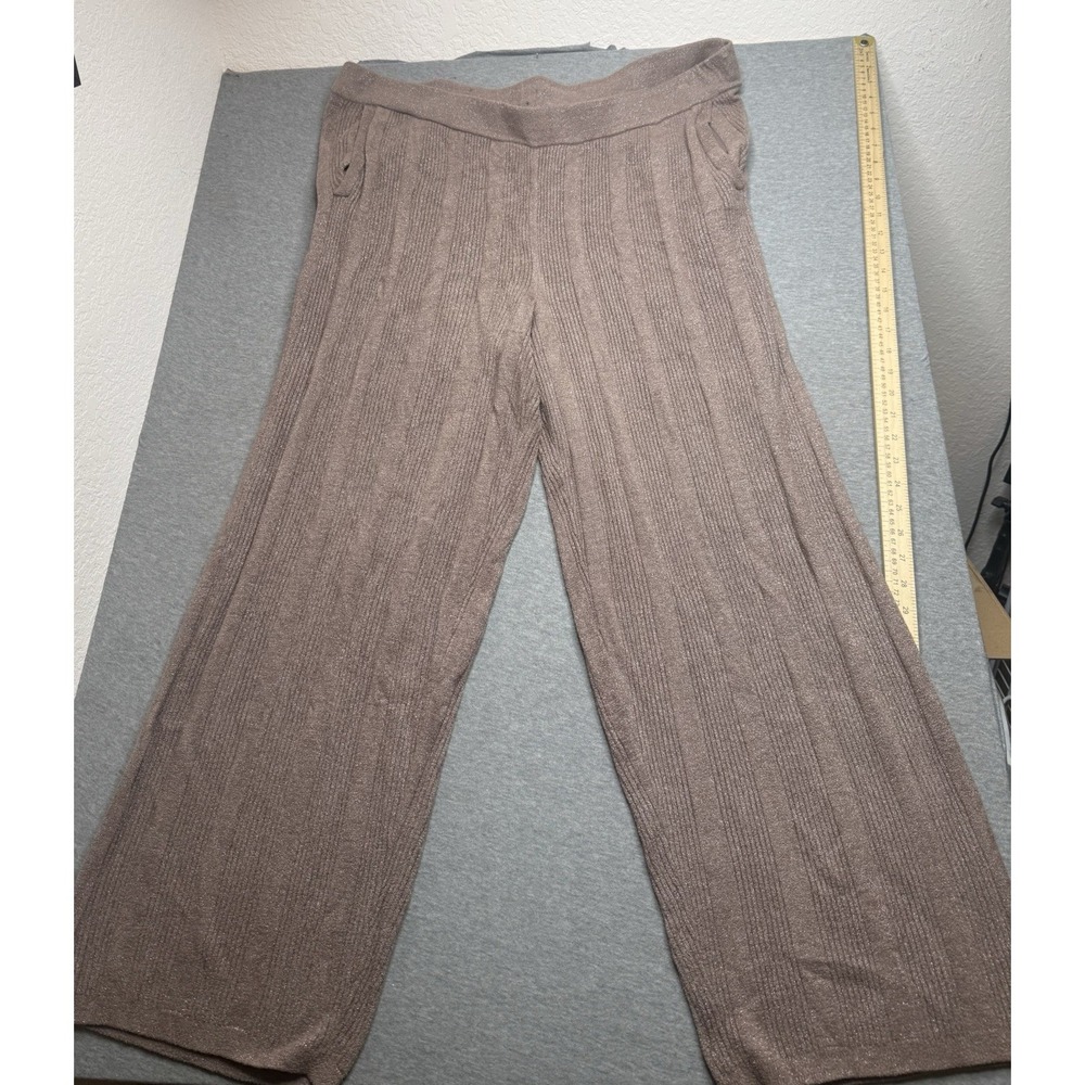 Barefoot Dreams Pants Womens 2X Knit CozyChic Ultra Lite Lounge Sweatpants